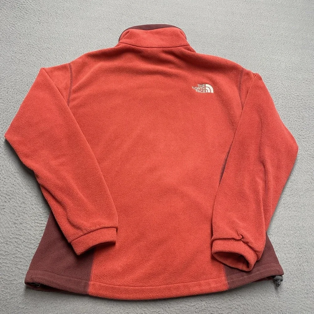 The‎ North Face Jacket Womens Medium Red WMS JAMMER JKT Fleece Full Zip Polartec